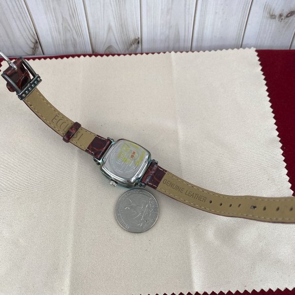 Vintage Beautiful Ecclissi Sterling Silver 925 Electric Blue Turquoise Watch - Picture 7 of 12